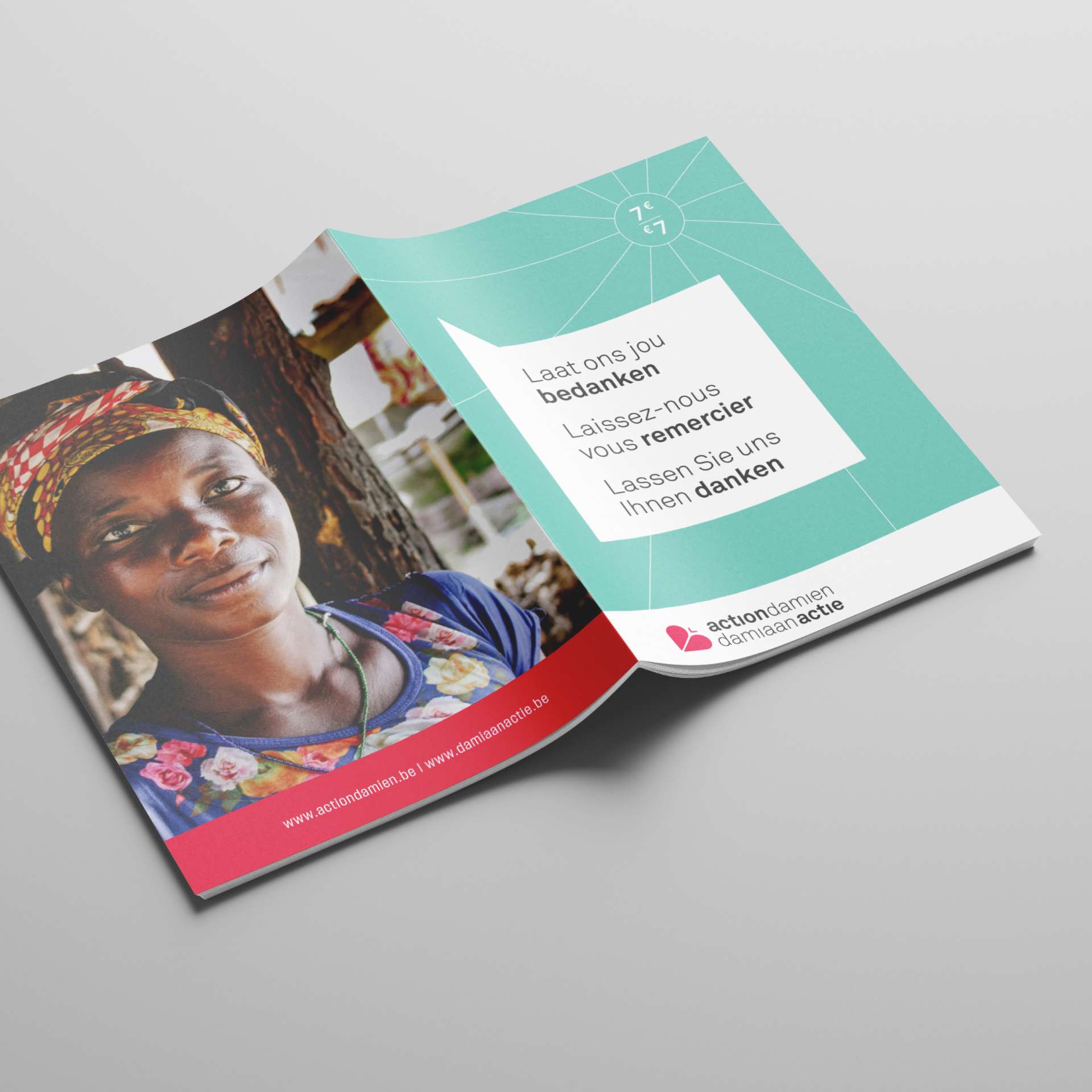 Brochure de remerciement
