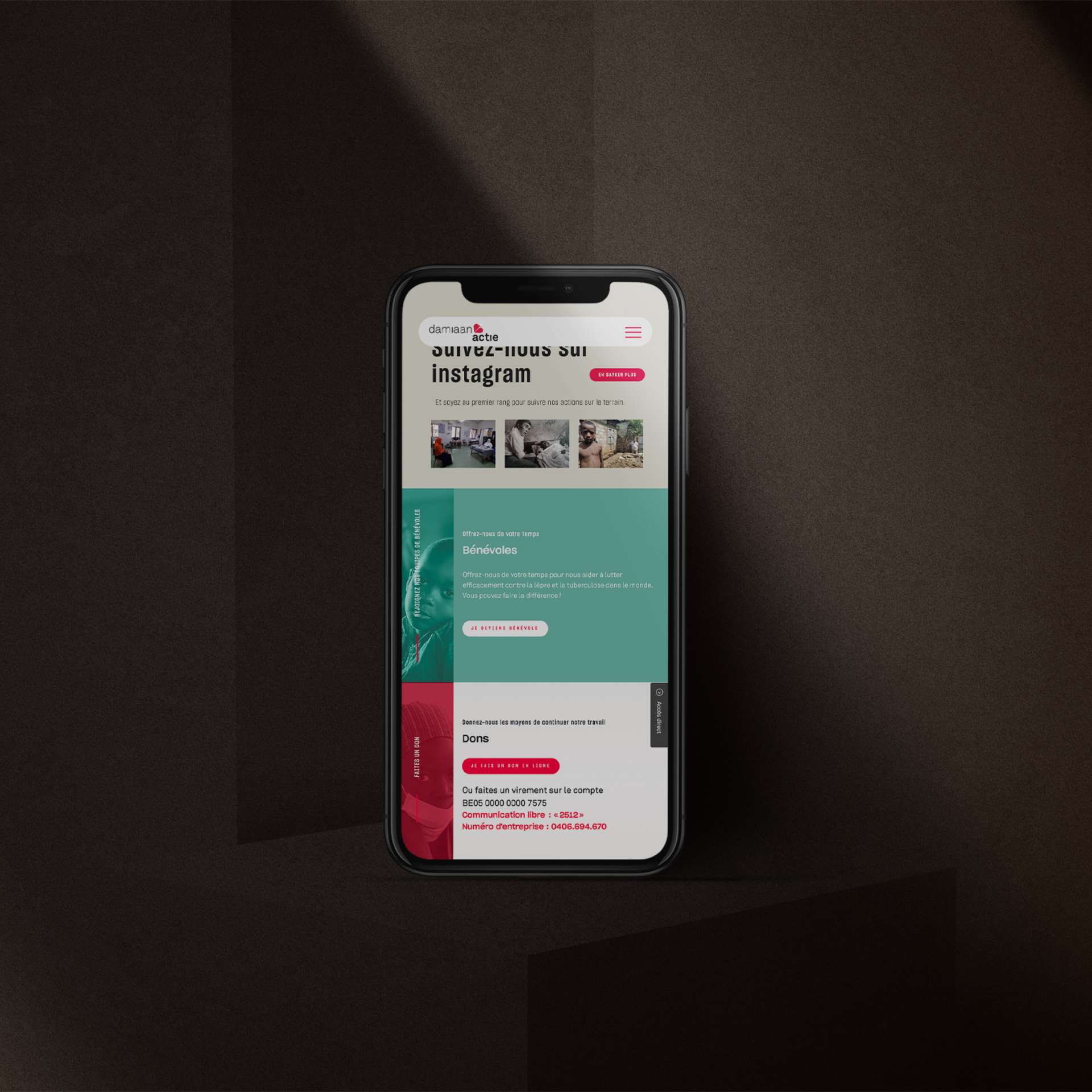 Responsive du site internet